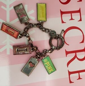 Pink Vs Rare Charm Bracelet Double Sided Team Pink